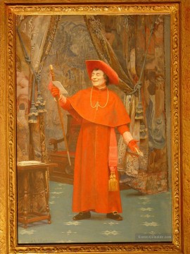  georg - Kardinal Brieflesendes Akademischer Maler Jehan Georges Vibert